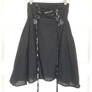 Lovisa Burfitt Rope Corset High Waist A Line Skirt